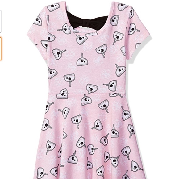 Pink Star Wars Bow-Back Dress - Picture 3 of 3